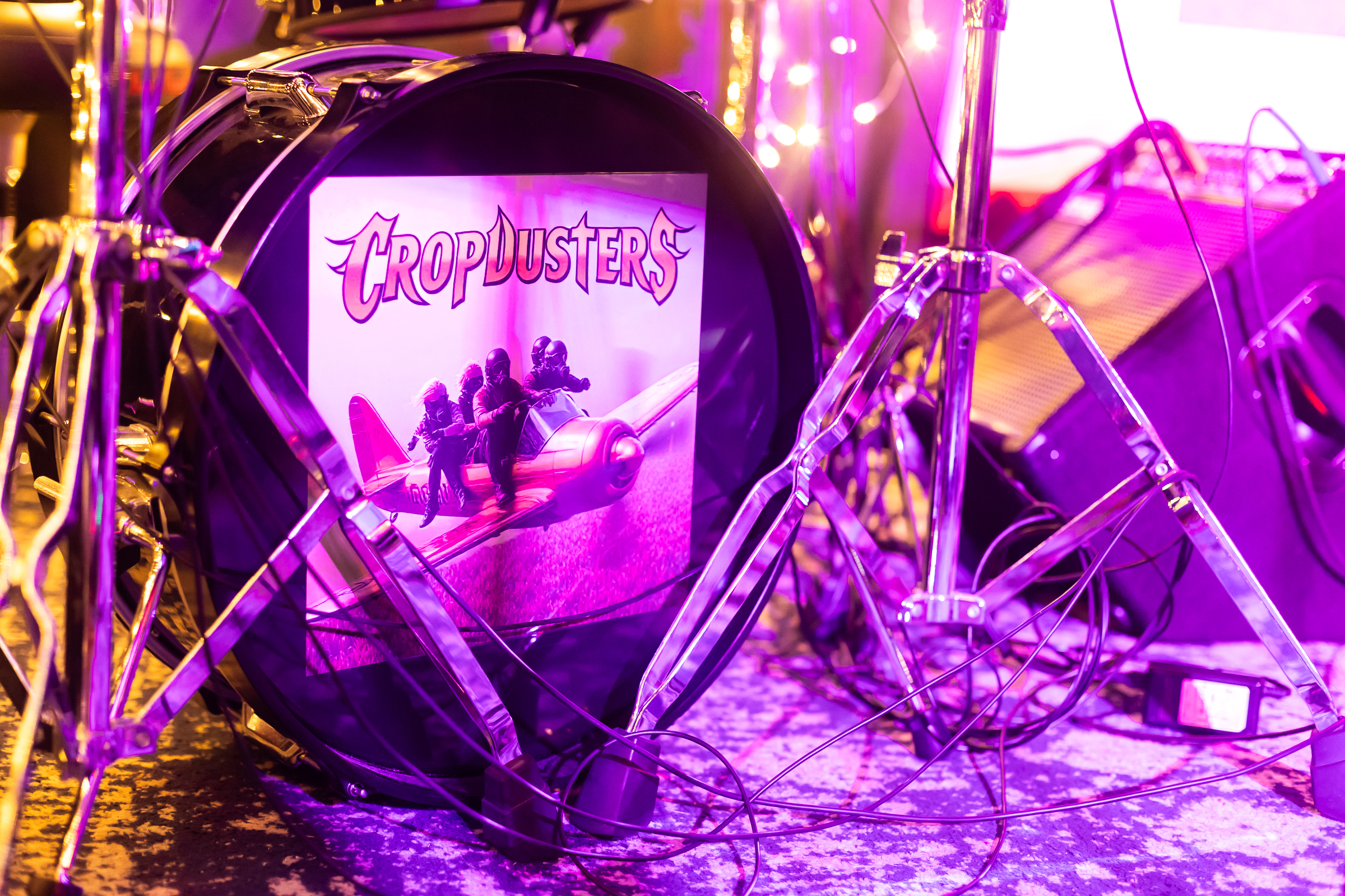 Cropdusters band performing live